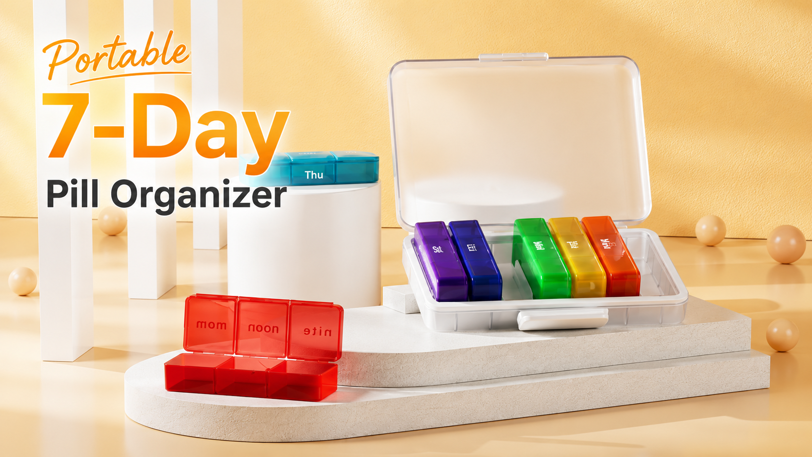 Amazon.com: LEGUO Medicine Organizer Box, 3-Tier | 3-tier medicine